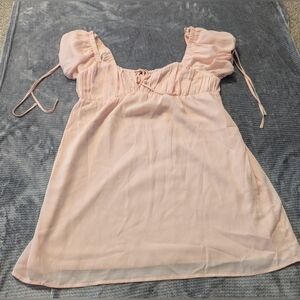 LA Hearts Elegant Pink Women's Dress Sz:L NWT